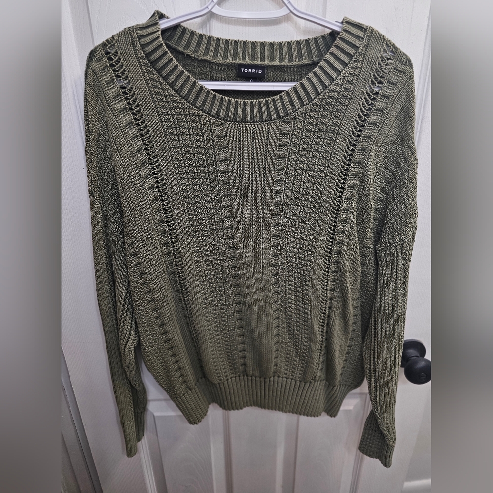 Torrid Olive Green Women's Sweater